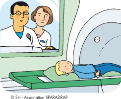 Un enfant qui passe un IRM.