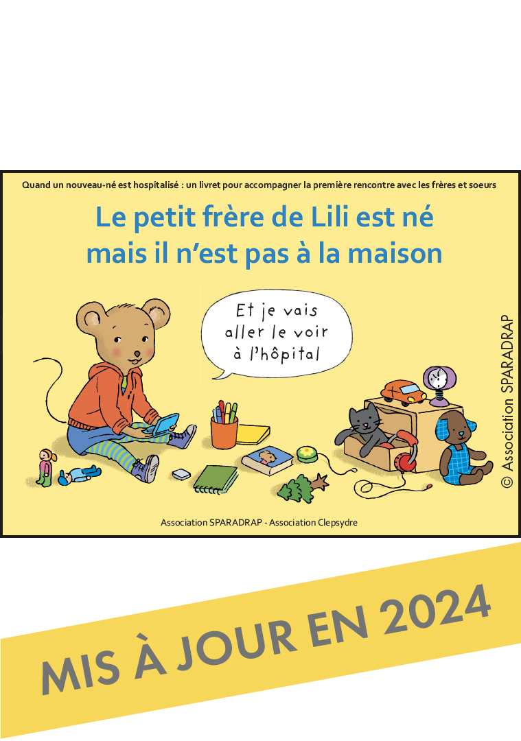 Couverture du guide "Le petit frère de Lili est né mais il n'est pas à la maison"