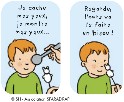 Je cache mes yeux, je montre mes yeux…