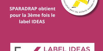 SPARADRAP obtient le renouvellement du label IDEAS